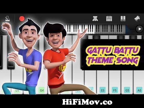 Gattu Battu Title Song Piano Tutotrial || #Cartoon Theme Song Piano  Tutorial || Piano Finger Master from gatu batu song Watch Video 