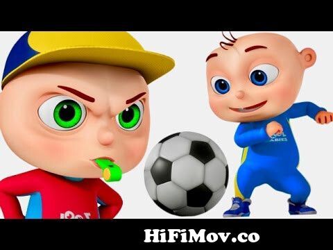 Zool Babies Playing Soccer | Five Little Babies Series | Cartoon Animation  For Children from বলখেলা Watch Video 