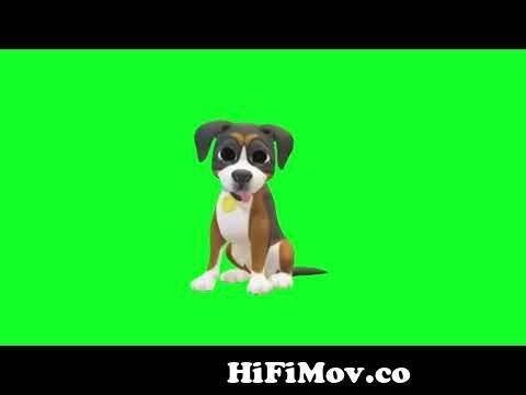 Cute Dog Baby Animation Cartoon || Greenscreen animation No copyright ||  Akash animator city from animation akash Watch Video 