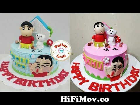 Shinchan Cake | Shinchan Fondant Cake Design | Shinchan Cake Decorating  Ideas from shin chan cake Watch Video 