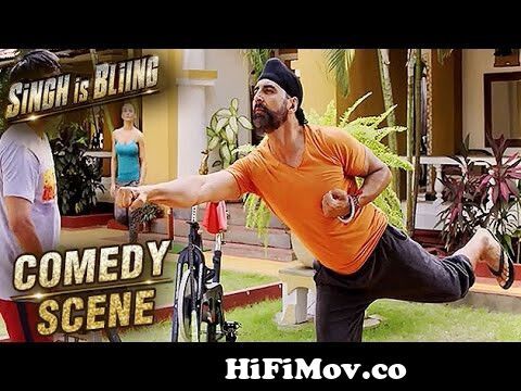 Akshay Kumar Best Funny Scene | Comedy Scene | Singh Is Bliing | Lara  Dutta, Amy Jackson | HD from singh is blingh Watch Video 