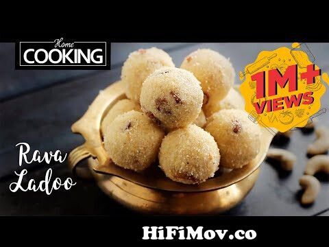 rava coconut laddu - soft & moist mouth melting ladoo | sooji ke laddu  krishna jayanthi special from how to make rava laddu nisamadhulika Watch  Video 