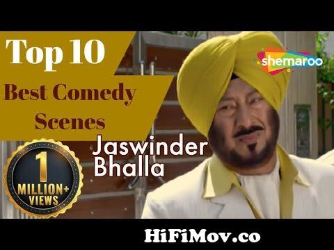 Best Comedy Scenes Jaswinder Bhalla | Top10 Punjabi Movies Funny Scenes | B  N Sharma | Binnu Dhillon from best punjabi funny Watch Video 