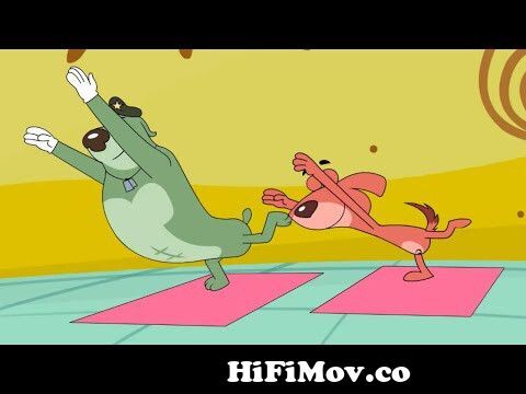 Rat A Tat- Baloo's Yoga Class - Funny Animated Cartoon Shows For Kids  Chotoonz TV from yoga cartoons funny Watch Video 