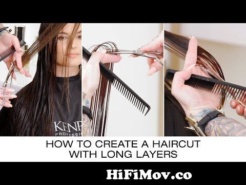 How to Create A Haircut with Long Layers | Hair Cutting Tutorial | Kenra  Professional from long hair cut video Watch Video 