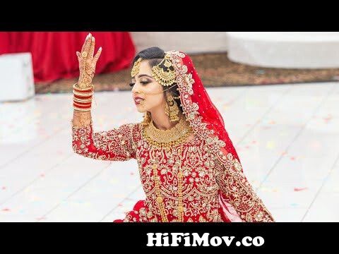 Beautiful Bridal Dance | Indian & Pakistani Wedding | Salaam | Deewani  Mastani | #TailorMadeForReza from indin dac Watch Video 