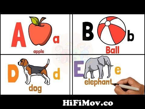 A for apple | अ से अनार | abcd | phonics song | a for apple b for ball c  for cat | abcd song | abcde from abcd b Watch Video 