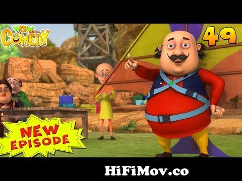 Motu Patlu Cartoon in Hindi | John The Kite Man | Cartoons for Kids | Wow  Kidz Comedy | #spot from mout patlu movie Watch Video 