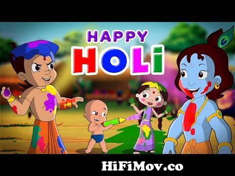 Chhota Bheem and Krishna - Rango se Bhari Holi | Holi Special | Hindi  Cartoon for Kids from zimbara thota bheem Watch Video 