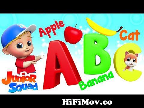 Phonics Song | ABC Alphabets Songs For Kids | Nursery Rhymes By Junior  Squad from abcd hindi video magi videos com Watch Video 