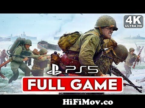 CALL OF DUTY WW2 PS5 Walkthrough Part 1 Full Game - No Commentary  Playthrough (4K 60FPS) 
