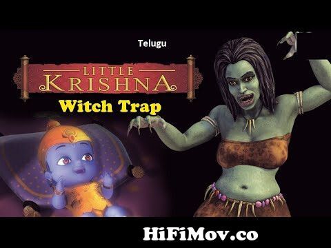 Little Krishna Telugu | Putana Samharam | witch trap from kushi tv  newvideos Watch Video 