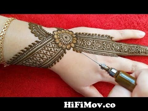 Simple and easy mehndi designs for back hand side || Tiktok mehndi video /  #Shorts Mehndi video - video Dailymotion