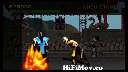 Mortal Kombat -Monday 10th August, 1992 - Revision  T Unit - Friday 19th  March, 1993 - Scorpion - Arcade - Full No Death Playthrough (USA Version) -  With Fatality Callouts from h2o wiki rikki Watch Video 