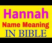 Meaning of names