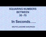 Vedic Math Virtual Classroom Sruthi Lakshmi Karu