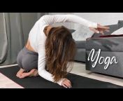 Yoga and stretching with gorgeous Tanya