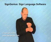 SignGenius Sign Language Software