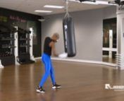 1. Wear boxing gloves for this exercise. n2. Stand in boxer&#39;s stance facing the bag, left foot pointed at 12 o&#39;clock, right foot behind pointed at 2 o&#39;clock. n3. Hold gloves up to guard the face.n4. Step toward the bag and throw a left upper cut punch at waist height. n5. Simultaneously pull the left arm back and throw a right upper cut punch at waist height.n6. Return to guard the face after the punch. Repeat this combination with speed.