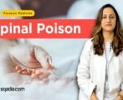 Forensic Medicine online course at sqadia.com brings another important lecture on Spinal Poison. This V-Learning™ provides education on strychnine, curare, and Conium Maculatum.nn-------------------------------------------------------------nLecture Duration - 00:43:26nRelease Date - February 2020nnWatch complete lecture on sqadia.com -nhttps://www.sqadia.com/programs/spinal-poisonnnForensic Medicine Lectures Collection -nhttps://www.sqadia.com/categories/medicine-forensicn---------------------