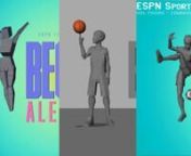 ESPN Sport IntrosnA fun project working with for an old friends company years ago.Lot of creative freedom and reasonable deadlines. Was a fun change of pace to complete an animation in a couple of days compared to the far longer VFX deadlines.nnI still enjoy the energy in the footbal blocking even though it was eventually toned down.Was going for animation style that might play well with the low poly characters. I used the same &#39;box blocking&#39; method shown here: 3dfiggins.com/writeups/fastAct
