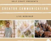 Welcome to our free Webinar - Love through your listening - the second in our &#39;Creator communication&#39; webinar series!nn--------nnWhat does it feel like when you are sharing something important and you can tell that you are not being listened to? nnLet&#39;s turn that around and ask, how well do you habitually listen to others?nnMost of us find ourselves listening more to our own mental narrative than the people we are communicating with - especially when we have a difference of opinion! Rather than