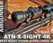 The ATN X-Sight 4K, an awesome scope, an awesome camera! This ATN X-Sight simply kicks! I am impressed with the quality of the footage, the ease of the one shot zero and the general ruggedness of the optic.nI have have the ATN X-Sight 4K for about a year now and I have had it in a ton of challenging conditions from extreme cold to wet and hot climates and it has not missed a beet. The battery lasts and lasts in spite of being left in a freezing truck on quite a few occasions.nThis scope is also