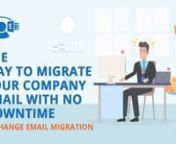 Migrating all of a company&#39;s mailboxes from one server to another or from on-prem to the cloud is complicated, time-consuming, and error-prone. Worst of all, it disrupts the employees&#39; work. Not having routine access to e-mails, calendars, contacts, tasks has a very negative impact on productivity!nnFortunately, there is a reliable out-of-the-box solution for this. CB Exchange Server Sync, the solution that has helped over 300 companies worldwide accomplish smooth migrations to new Exchange en