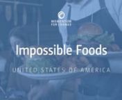 Impossible Foods is creating plant-based replacements for meat products that are more sustainable and help displace market demand for meat products. By replacing animal products, consumers have enormous power to spare land for biodiversity and carbon capture, halt greenhouse gas emissions at the source, and alleviate demand on fresh water needed for healthy ecosystems.nnLaunched in 2016, Impossible Burgers are now served in more than 17,000 restaurants, including traditional fast food outlets li
