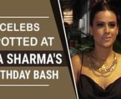 Television star Nia Sharma celebrated her birthday on Tuesday, September 17. The Jamai Raja actress was seen wearing a black satin slip dress for her special occasion. She opted for a pair of black boots and gold chains to complete her look. A lot of the big names from the telly industry were present at her birthday celebration. Anita Hassanandani looked really cute in a lace dress as she poses for the camera. Arjun Bijlani and wife Neha Swami are couple goals as they get snapped attending Nia S