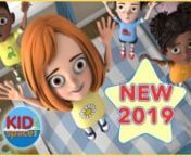 Come sing along with KIDspace Studios! nFive little monkeys, jumping on the bed! �nnFive Little Monkeys (Jumping On The Bed)nNursery Rhymes Nursery Rhymes