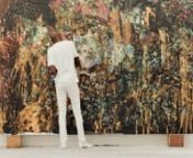 Inside his Los Angeles studio, Mark Bradford talks mythology, the civil rights movement and the urban jungle in his latest paintings, ahead of his exhibition ‘Cerberus’ at Hauser &amp; Wirth London, 2 October – 21 December 2019. Fundamental to Bradford’s work is a process of layering. Just as the very fabric of each painting is formed from strata of pigmented paper which are scored, lacerated and stripped away, Bradford collides a multiplicity of references in his new works.nnFor the tit