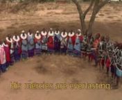 Music is one of the most powerful ways the Maasai share their community life, the stories of their people, and pass on their beliefs and values. This song celebrates the blessings of the Creator in a uniquely Maasai style - through their tradition of choral singing, dancing, and village life. n nThis is a music video for the En-Kata Choir, a Maasai choir from Tanzania. They are part of an indigenous community development organization called MAPED. As a community of Maasai followers of Jesus, the