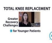 The New Face of Total Knee ReplacementnWhat if I told you that image has changed drastically in the last decade? The amount of knee replacements for any age has skyrocketed, 120%, in the last ten years according to the Arthritis Foundation but even more interesting is that they report a 188% increase in people having replacements between the ages of 45 and 64 years of age. Comparatively there is only an 89% increase in those ages 65-84 years old (1).nnSome Good NewsnKnee Replacement for a Younge