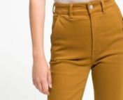 w twill slim pant brass (use all color ways)- Matilde from @w
