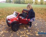 Available at - https://www.outdoortoys.co.uk/catalogsearch/result/?q=raptornThe new licensed Ford Ranger Raptor 12V Ride-on is the newest member of the Ford Ranger ride on family.nThis fun 12V ride on comes with all the extra’s you could ever want or need and its good looks make this ride on a real head turner. Featuring a with a drool worthy spec list including everything from Leather Seats to EVA Noise Reduction tyres but It isn’t all luxury and style either, this twin motor pick up has th