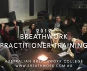 2019 BREATHWORK COACH TRAININGn www.breathwork.com.aunnBREATHWORK is a an extremely powerful means of facilitating change in your life.nnBREATHWORK is an amazing heart opening and clearing process that connects you to the essence of who you are: peaceful,happy and loving. It also renews, invigorates and inspires you.nn nnChange is achieved through the use of a special breathing technique known as ‘Connected Breathing’.nn nnHeart Centred Breathwork Practitioners are also trained in