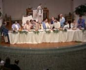 Maunday-Thursday Living Last Supper at my church. This non-professional play depicts the