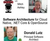 In this episode of DevOps Chats we talk with Donald Lutz, Principal Software Architect, specializing in systems integration and creating large, scalable cloud applications. Occasionally DevOps Chats is fortunate to spotlight DevOps and cloud native developers doing trailblazing work in contemporary software architectures. Donald fits that bill to a t., as an entrepreneur and employee at startups like Faction, BoldTech Systems, and his own company Technetronic Solutions,and established companie