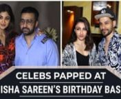 Soha Ali Khan and Kunal Kemmu were papped and generously pose with a fan to get snapped. The star lady Shipla Shetty Kundra was also snapped at Nisha Sareen’s birthday celebrations in Mumbai last night.