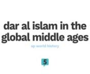 Dar al Islam 1200-1450 CE is the stories behind the Seljuk Turks, Mamluk Empire and the Delhi Sultanate.Background information on the Abbasid Dynasty before the breakup into these empires plus a bonus section on al-Andalus Spain.