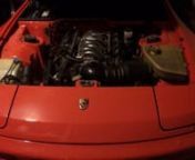 1986 Blood Orange Porsche 944 Turbon- LM4 5.3L all aluminum V8 swapn- Texas Speed 224/224 .581/.581 LSA114 Camn- Hardened pushrods and PAC 1218 valve springsn- No cats, Magnaflow center muffler, Dynomax rear muffler