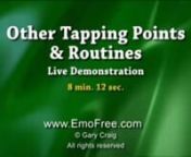 This is part of the updated, cutting-edge Gold Standard EFT materials established by Tapping Founder Gary Craig and his daughter, Tina Craig.The complete materials are available at http://www.emofree.com.