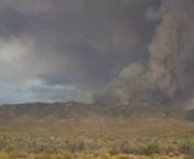 A time-lapse shot on 6/30/13 at 4:30 PM of the Yarnell Hill Wildfire.Viewed from the south off of highway 89, the flames reach the peak of the mountain.Created by Matt OssnGallery of my photos from 6/30/13 - http://www.mattossphotography.com/yarnellfiregallery/nnTwitter - @mattoss21nmattossphotography.com