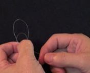 Marshall Cutchin shows how to tie a Perfection Loop, a simple, low-profile knot for creating one side of a loop-to-loop connection.
