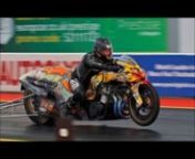 Slow motion (HD) of quickest ever 1/8th run of a Nitrous pxm motorcycle in Europe, 4.211sec @ 278kmh in Festival of Power in Santa Pod Raceway, UK. nnFilippos Papafilippou &amp; Racetech by Tzanidakis Dragteam Breaks Record Again in Europe - nnFilippos Papafilippou is now the Record Holder for the quickest run on a nitrous motorcycle in Europe. This past weekend at the rained out Festival of Power in Santa Pod Raceway in the UK, the Top Fuel Bike team broke another record.nn
