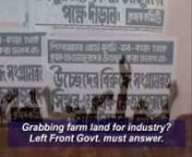 This film, Right to Land (আবাদ ভূমি) explores the land debate arising out of fertile land acquisition in Singur for the Tata Motors small car plant. The film traces the roots of the movement the ensued the land acquisition process. This has been directed by Partha Sarathi Banerjee.nThe film is in Bengali (বাংলা) but has English subtitles.