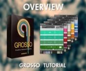 A tutorial that will give a quick overview of all features and content within the Grosso sampling library. nGrosso is the best instrument we have produced to date. Period.nhttp://www.sonokinetic.net/products/classical/grosso/nWith Grosso, Sonokinetic BV is changing the paradigm for orchestral phrase-based instruments… again! Before our Minimal library, the level of control, whilst retaining the authentic sound that live recordings bring to the party, was unheard of. We have gotten so much posi