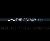 Bannerwerbung - Allianz-Arena - Samsung GALAXY11nnClient: SamsungnAgency: Cheil Worldwide