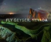 Fly Geyser is located by the Black Rock Desert in Northern Nevada where the famous Burning Man festival is held every year. It&#39;s a place of pure magic and bliss. Fly Geyser is not an entirely natural phenomenon; it was accidentally created by well drilling in 1964 exploring for sources of geothermal energy. The well may not have been capped correctly, or left unplugged, but either way dissolved minerals started rising and accumulating, creating the travertine mound on which the geyser sits and c